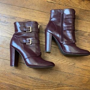 Size 8 buckled booties